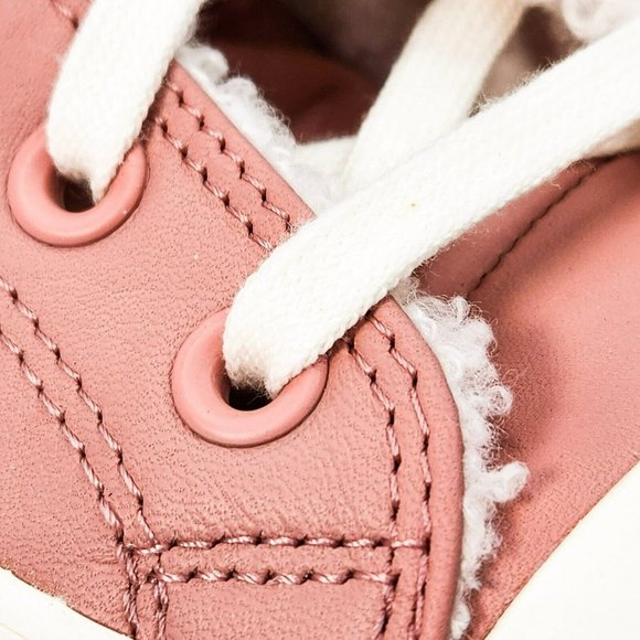 Converse CTAS Lift Platform High Top Pink Women's Leather Sneakers Size A04256C - Picture 3 of 8